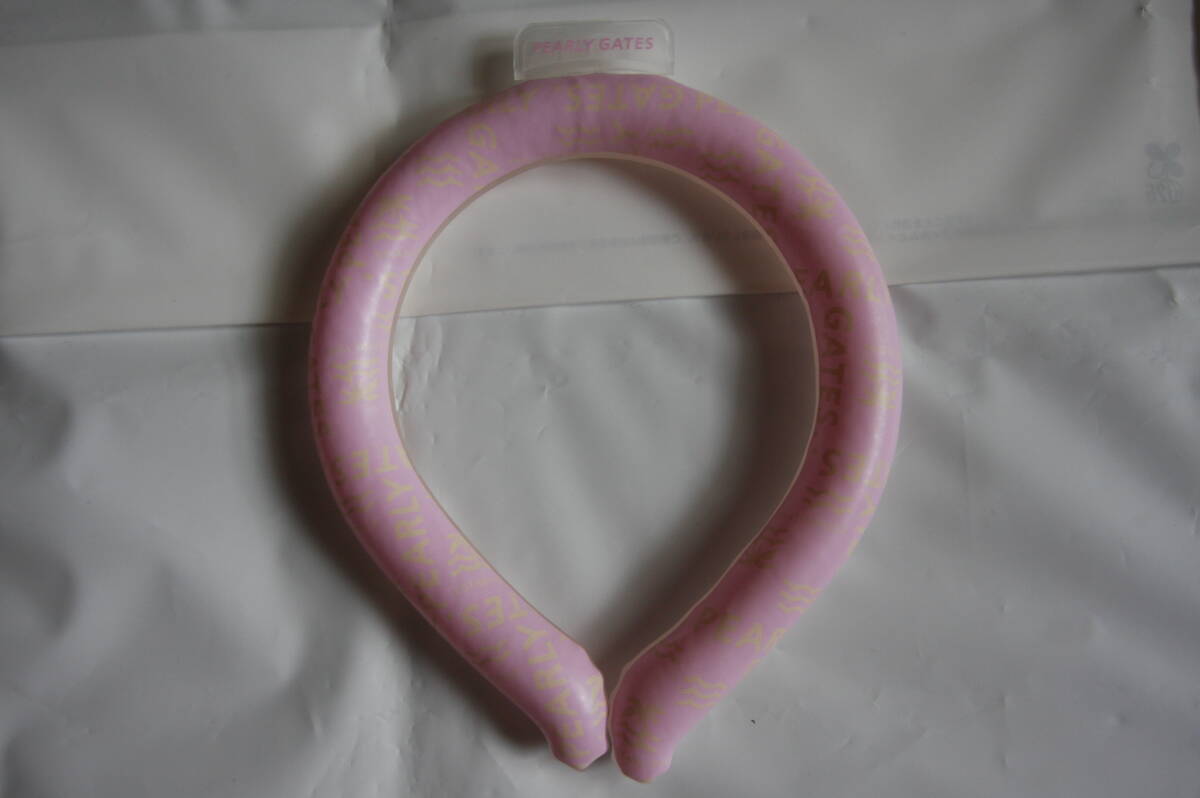 ★正規品★パーリーゲイツ PEARLY GATES★大活躍 ネッククーラー アイスリング★ユニセックス★これから必需品★ピンク★