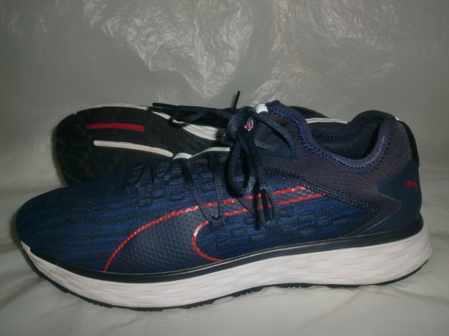 ★PUMA SPEED 600 FUSEFIT `18製プーマ 191104-03 スピード 600 フューズフィット ネイビー/ネイビー/レッド