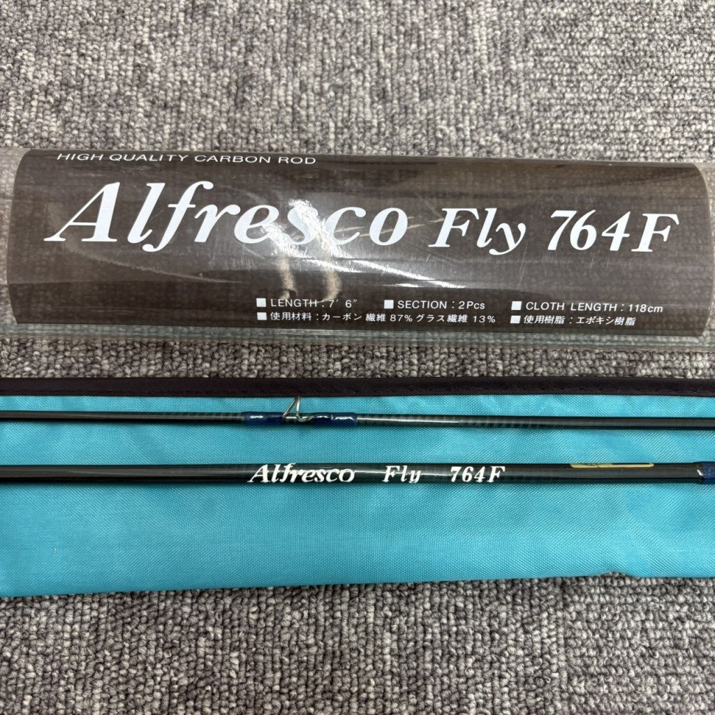 ●1円～●szm スズミ Alfresco Fly 764F アレフレスコ フライロッド オールド 釣竿 HS242355