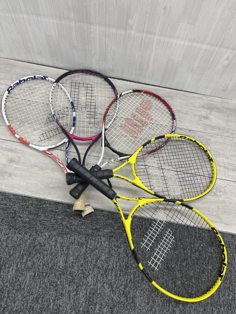 ◆1円スタート◆テニスラケット① 【大人orジュニア用不明】BABOLAT Prince GOSEN 現状品 OG240459