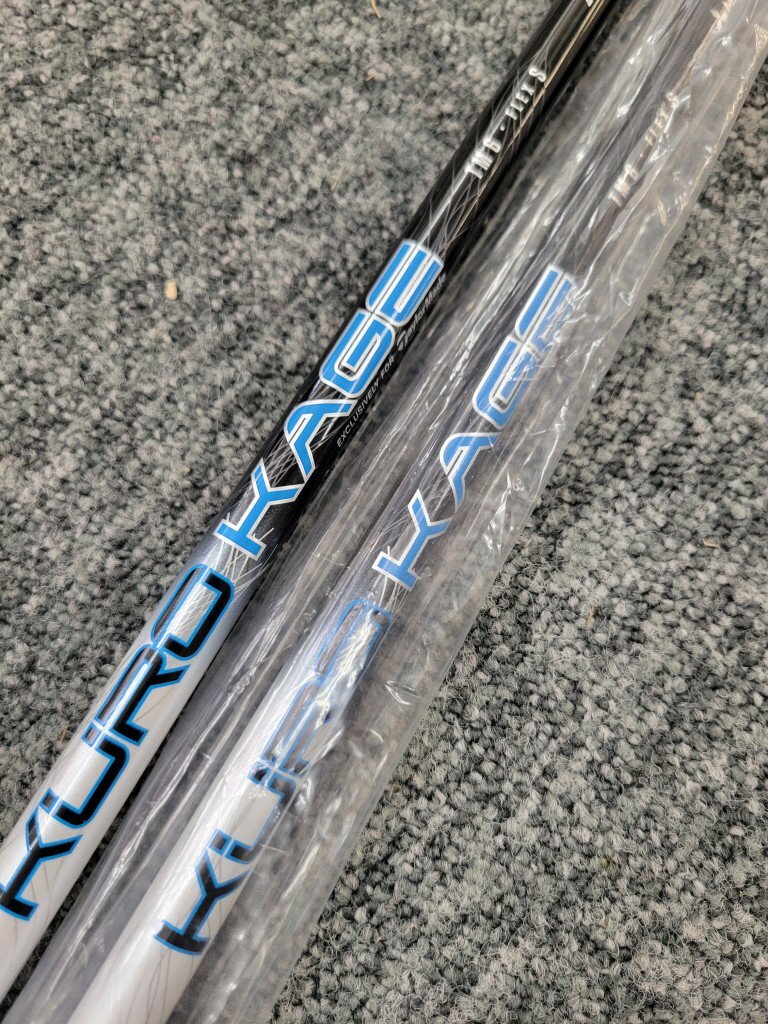＊KUROKAGE シャフト2本 TM6 フレックスS 先端からグリップエンドまで約101cm/95cm DT238685