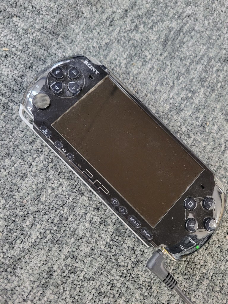 ＊PSP3000 本体のみ 動作確認あり/初期化済 ブラック バッテリーなし DT242350