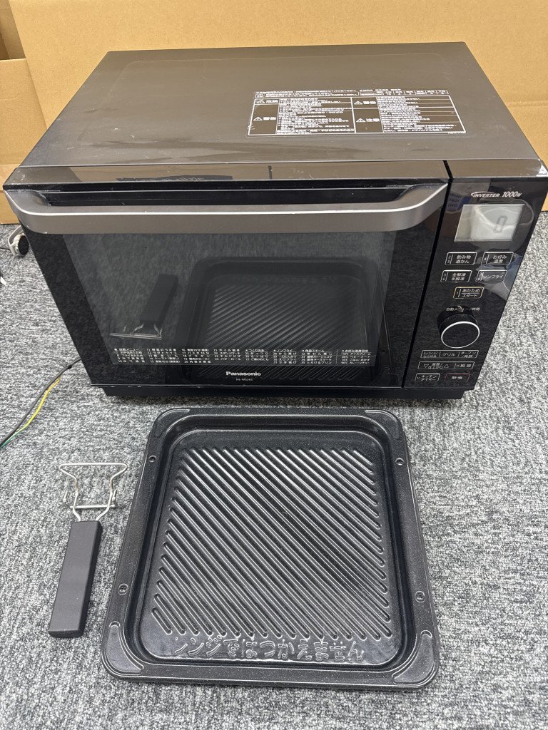 ▽ Panasonic パナソニック オーブンレンジ NE-MS265-K 2019年製 ブラック 現状品渡し KB241993
