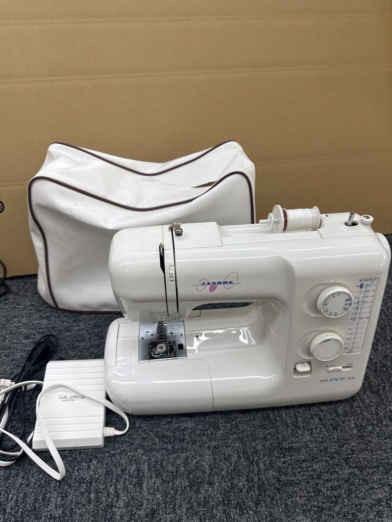 ▽ JANOME ジャノメ 電子ミシン MODEL 751型 WURDE EX KB241053