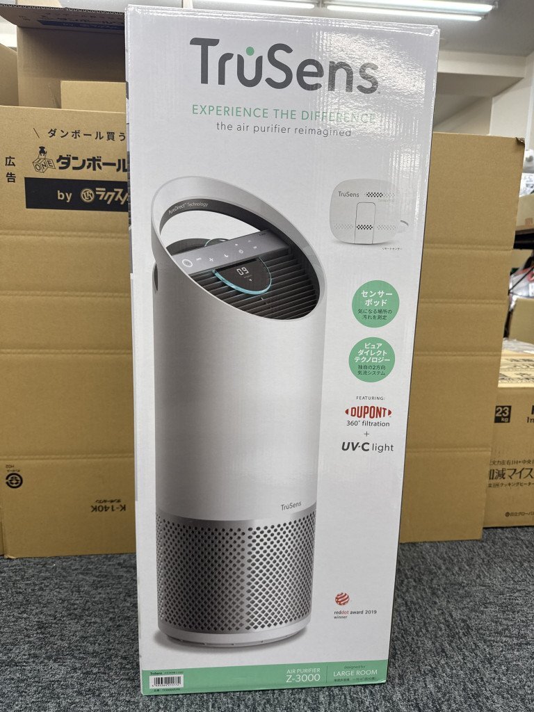 ▽ 未使用？ TruSens 空気清浄機 Z-3000 TZ3000APJPR Air Purifier KB241970
