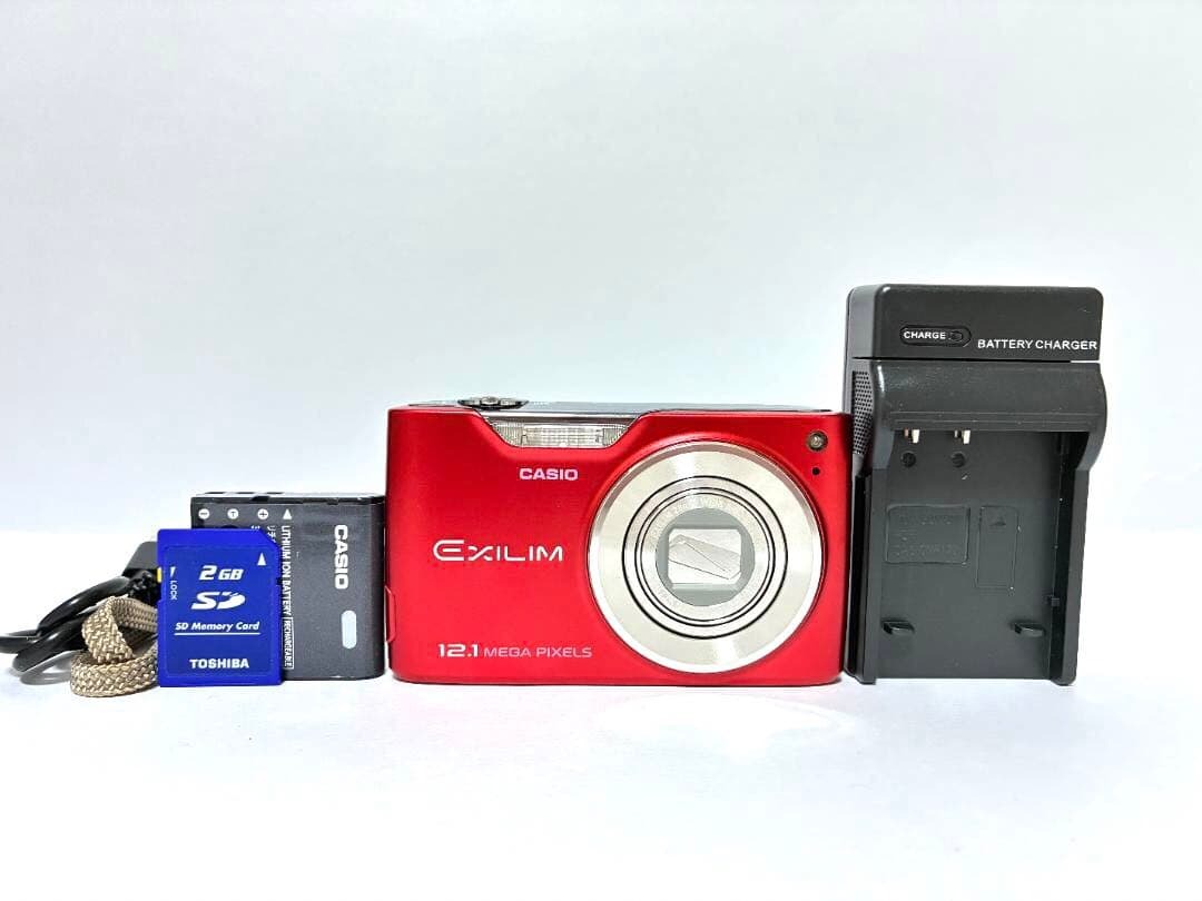 ■ 美品 ■ カシオ　CASIO EXILIM EX-Z450 レッド 《動作確認済》#353-03MY26-Y