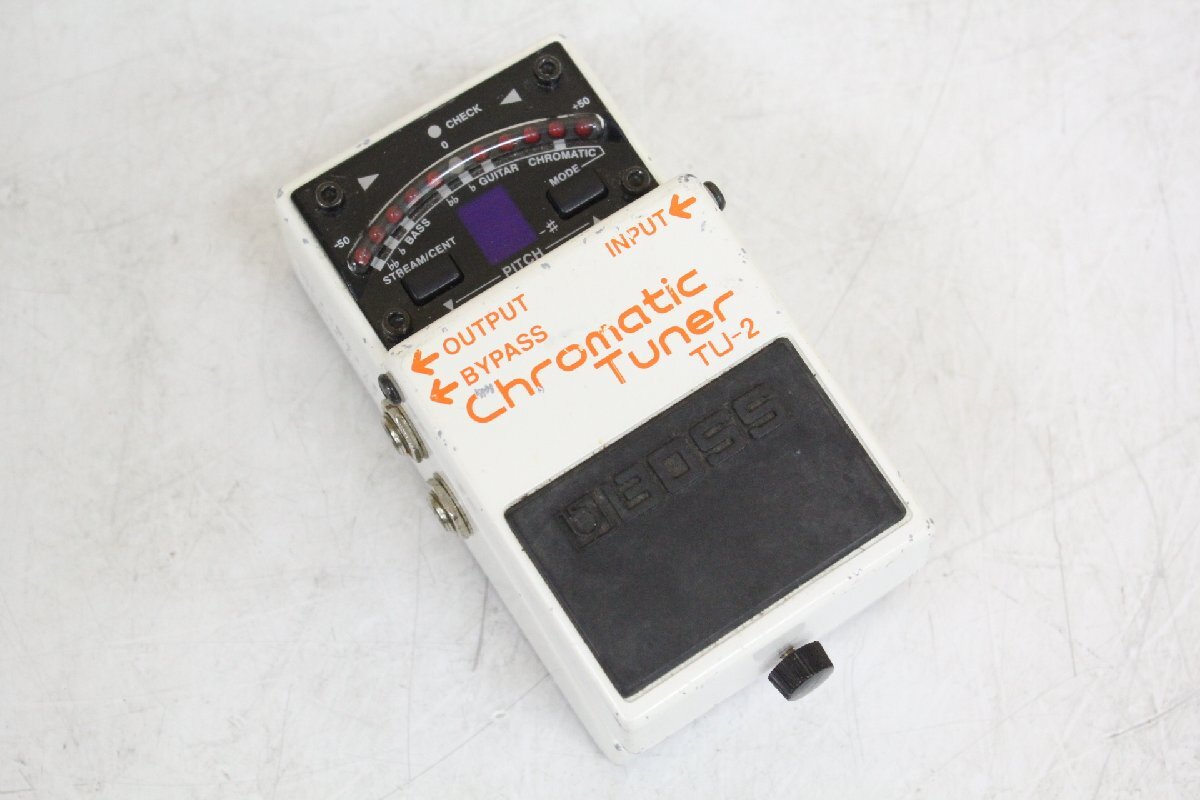 ☆【1H0514-6】 BOSS ボス クロマチックチューナー Chromatic Tuner TU-2 エフェクター 動作保証