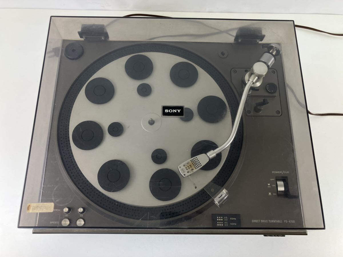 【工】 SONY ターンテーブル PS-4750 ソニー レコードプレーヤー