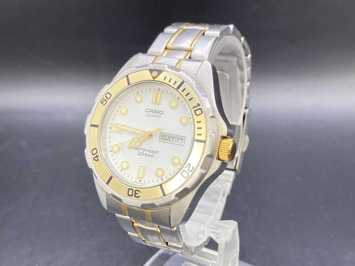 【工】 CASIO EF-200 SS クオーツ 腕時計 カシオ シルバー