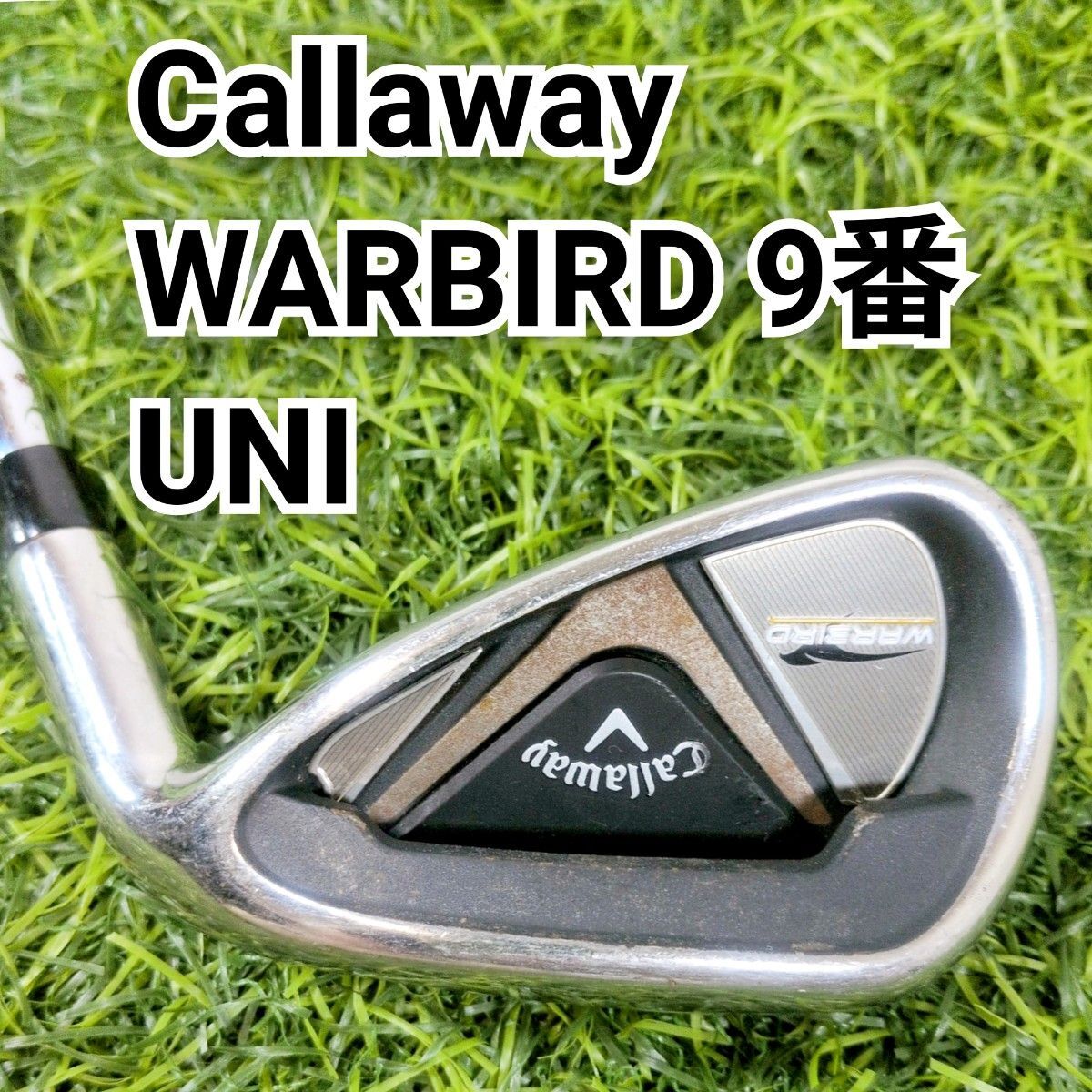 Callaway キャロウェイ WARBIRD ウォーバード 9番アイアン 9i フレックスUNI 右 メンズ ゴルフクラブ