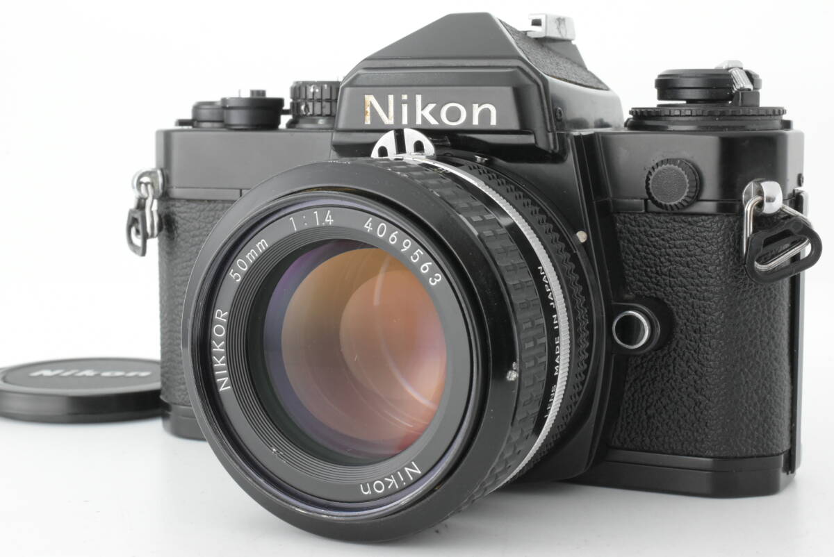 Nikon FE ブラック + Ai 50mm F1.4 レンズセット 35mmフィルムカメラ 動作確認済 EF-1964