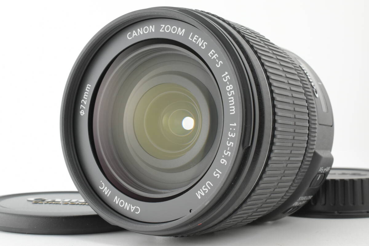 【美品】Canon EF-S 15-85mm F3.5-5.6 IS USM 高倍率ズームレンズ 動作確認済 EF-2027