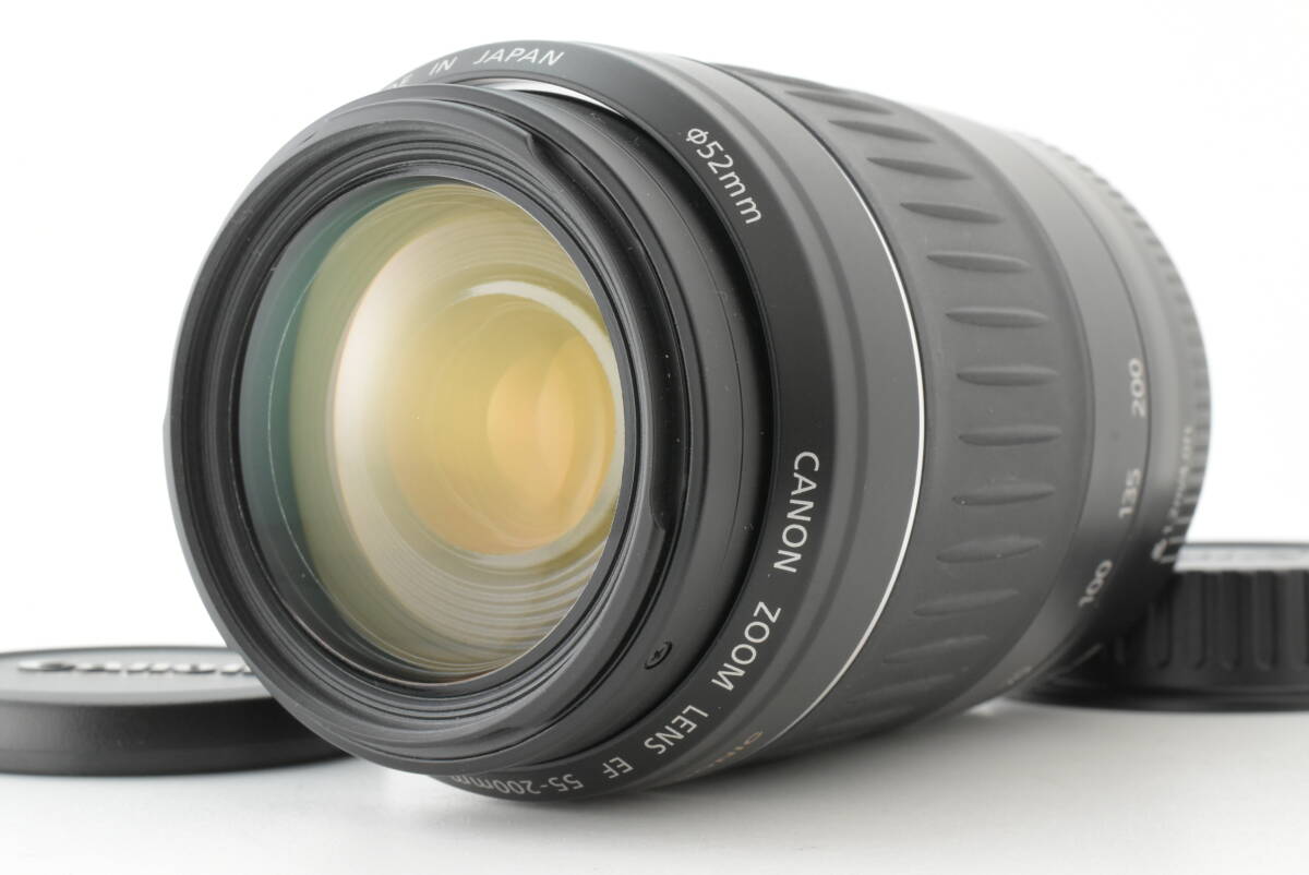 【美品】Canon EF 55-200mm F4.5-5.6 II USM 望遠ズームレンズ AF 動作確認済 EF-2031