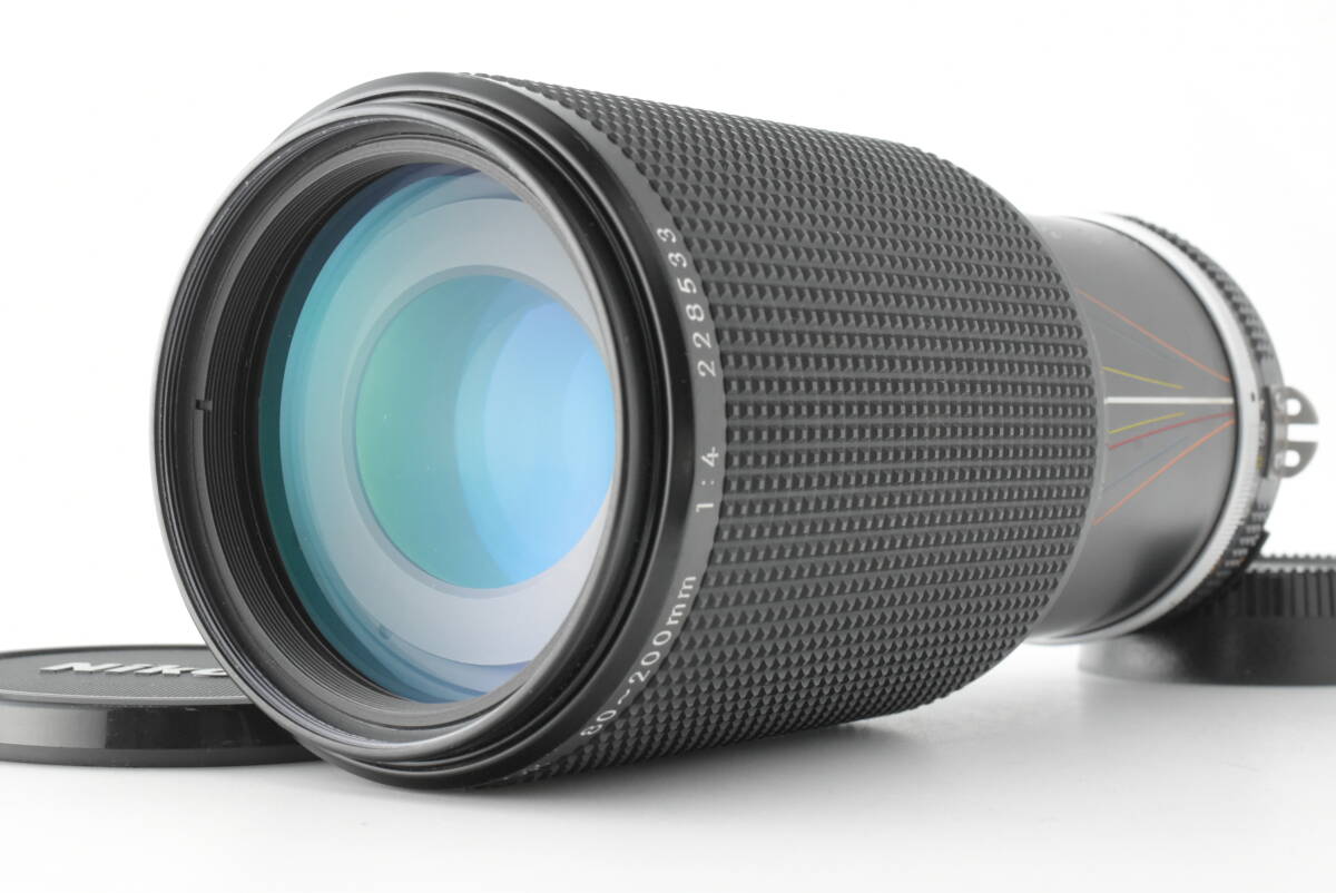 【美品】Nikon Ai-S Zoom NIKKOR 80-200mm F4 望遠ズームレンズ MF 動作確認済 EF-2047