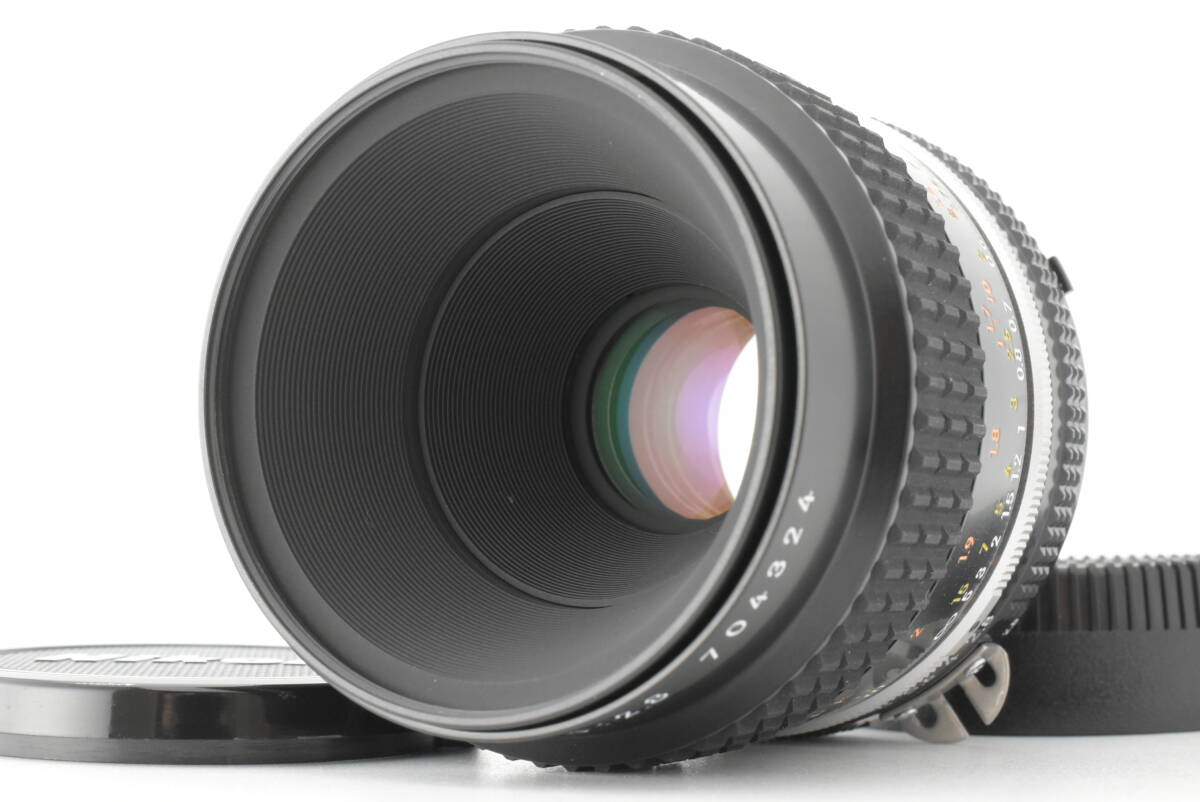 Nikon Ai-S Micro NIKKOR 55mm F2.8 マクロ単焦点レンズ 等倍対応 MF 動作確認済 EF-2052