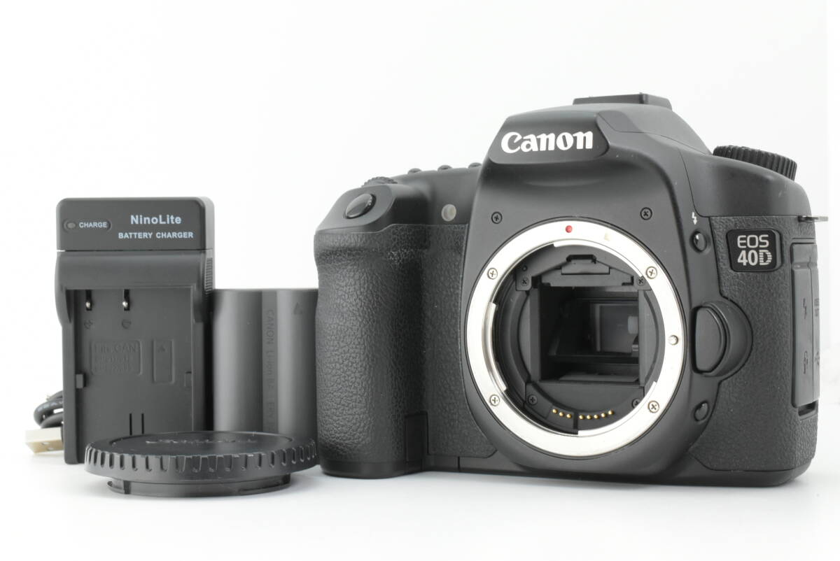 【美品・シャッター14214回】Canon キャノン EOS 40D ボディ 10.1MP デジタル一眼レフカメラ 動作確認済 EF-2071