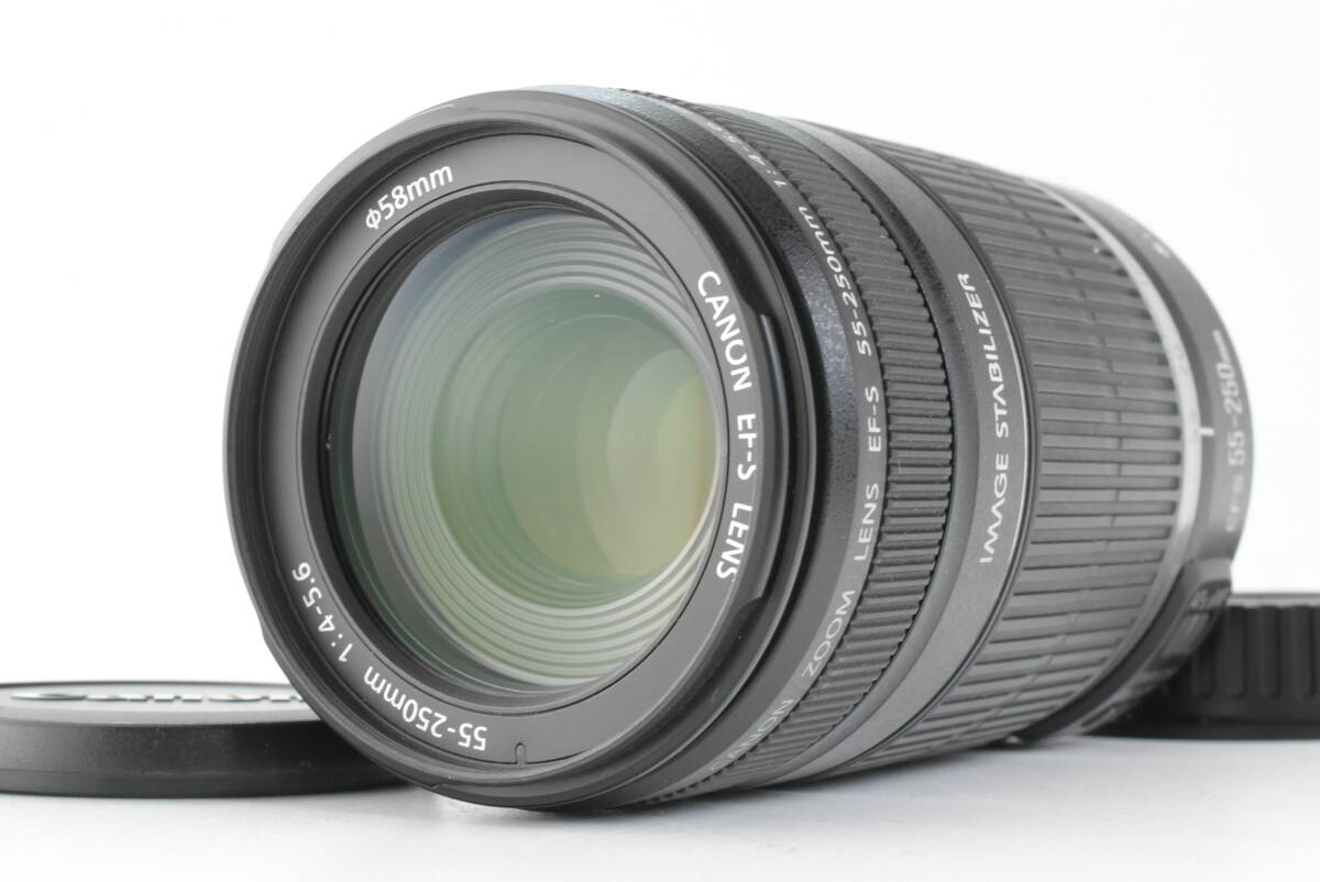 【美品】キヤノン Canon EF-S 55-250mm F4-5.6 IS 望遠 ズーム レンズ EF-1554