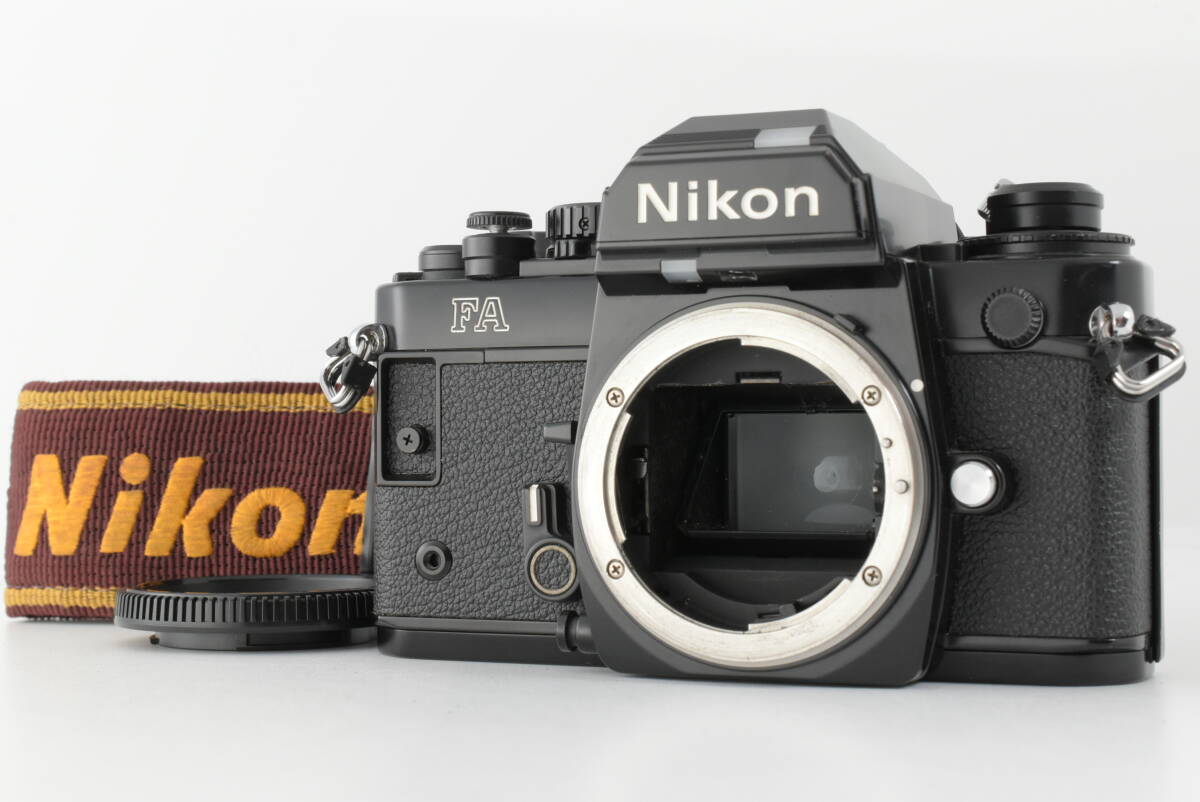 【美品】Nikon FA ブラック フィルムカメラ ボディ 動作確認済 EF-2131