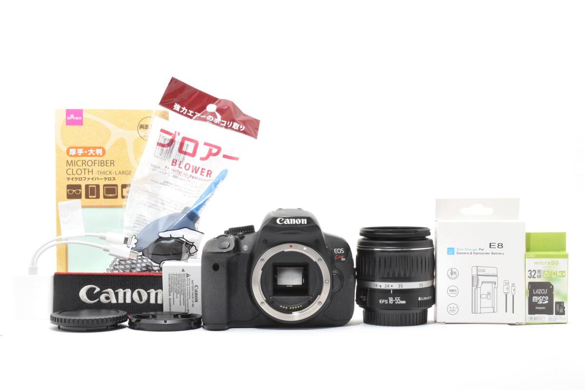 キヤノン　Canon EOS kiss X6i 18-55ｍｍ レンズセット 《おまけ付き》 ＃A608-1704Y00422608