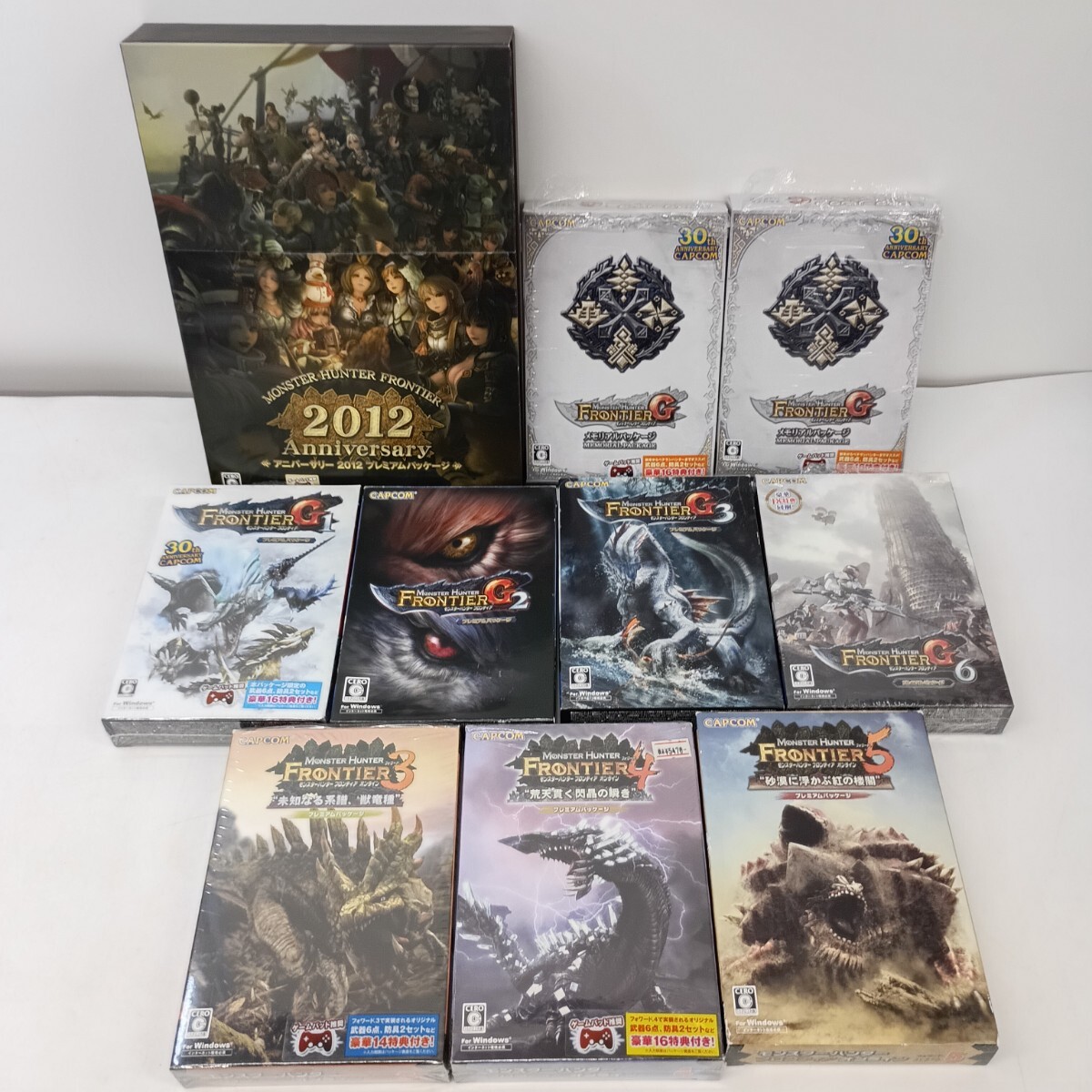 K5-27M【モンスターハンター フロンティア オンライン ソフト 10点 まとめ】MHF モンハン PCソフト CAPCOM 現状品 ジャンク