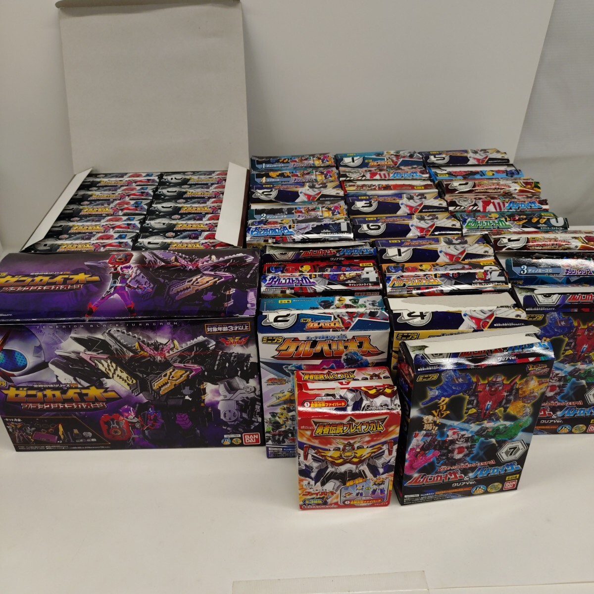 I5-27L【ミニプラ まとめ 37点】プラモデル 食玩 大量 キュータマ合体シリーズ SPO2 ゼンカイオー キシリュウジン 他 現状品 ジャンク