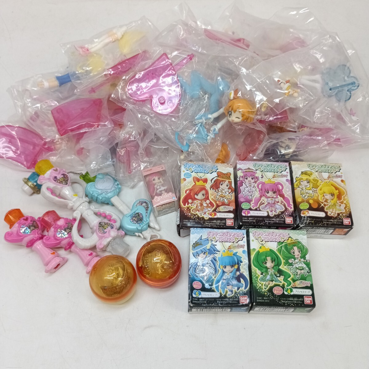 K5-46S【プリキュア ミニフィギュア 大量 まとめ】フィギュア スイートプリキュア プリキュアプリンセスマスコット 他 現状品 ジャンク