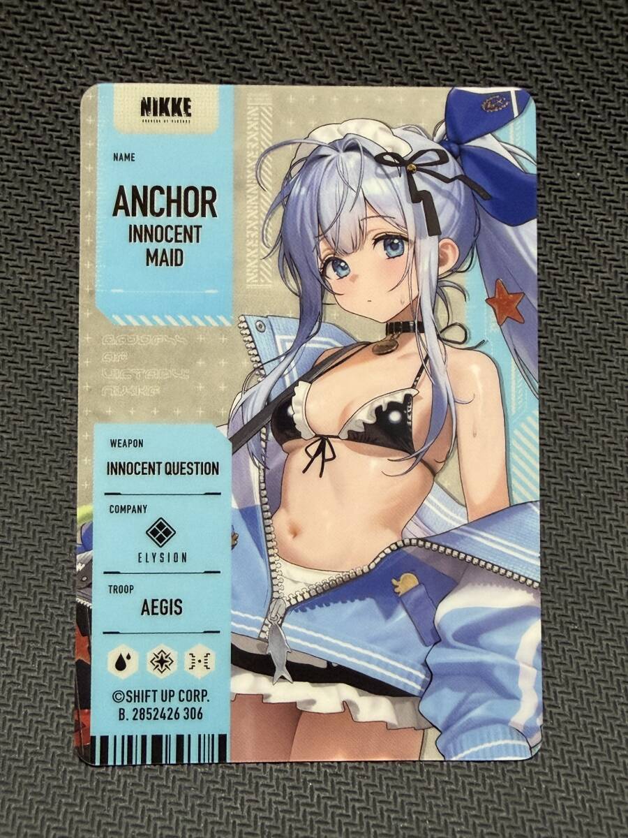 勝利の女神 NIKKE メタリックパス コレクション Ver.4 プラカード 「アンカー・イノセントメイド」 ニケ