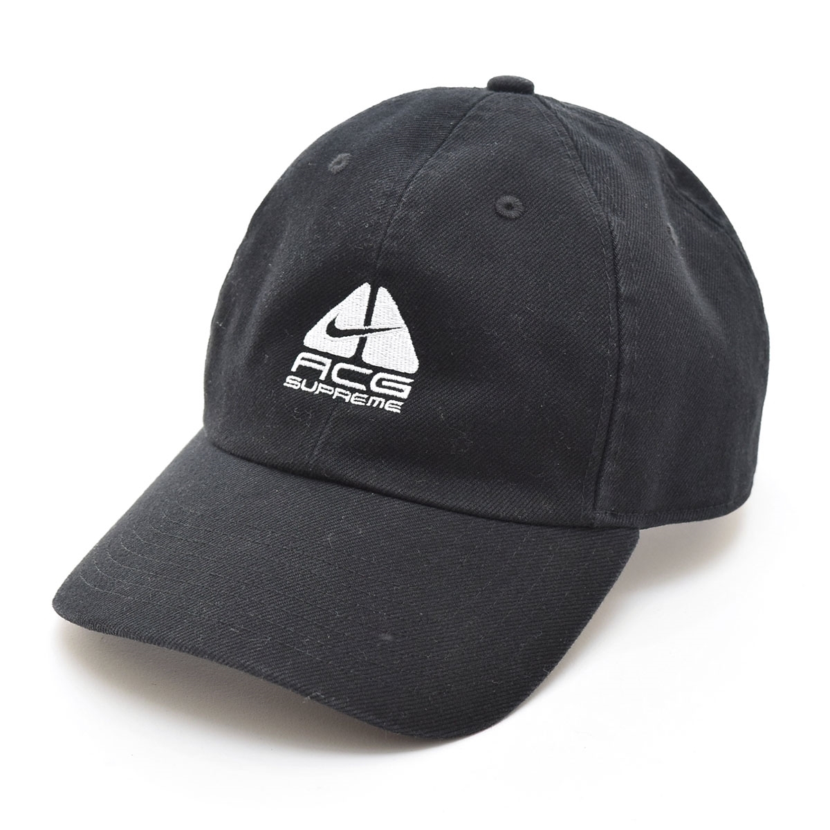 ●587232 Supreme × NIKE シュプリーム ナイキ ●キャップ 帽子 22FW ACG Denim 6-Panel Cap DQ7819-010 サイズFREE メンズ ブラック