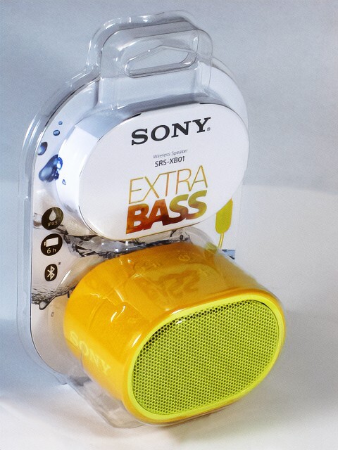 ■ SONY ワイヤレスポータブルスピーカー SRS-XB01 （Y）イエロー
