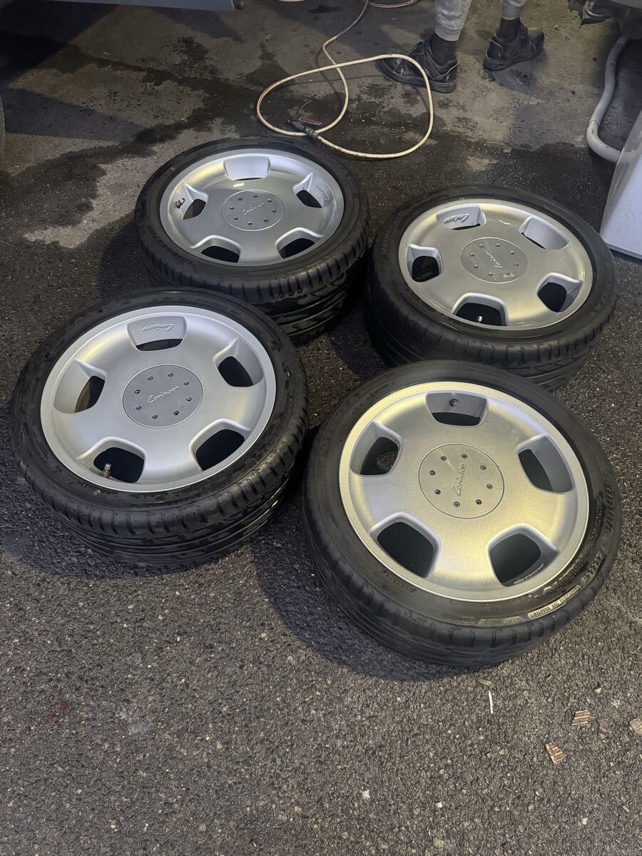 ベンツ 美品 ロリンザー D93 本物 18インチ 112 120 5穴 検索 OZレーシング AMG ブラバス ロリンザー SL R129 W124 E500 500E MAE BBS W140