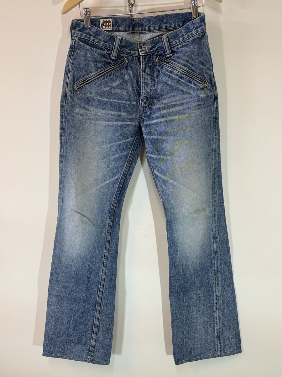 WEST RIDE ウェストライド デニムパンツ ボトムス ジーンズ ジーパン ブーツカット ダメージジーンズ