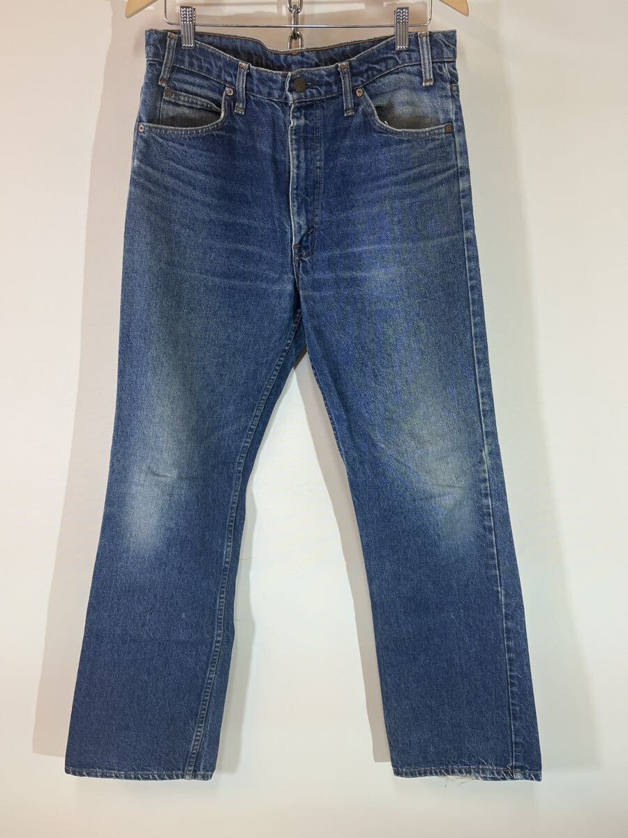 Levi's リーバイス 517 ジーンズ デニムパンツ40517 0215 ジーパン ブーツカット パッチなし 裏刻印216 カナダ製 ジッパーフライ 