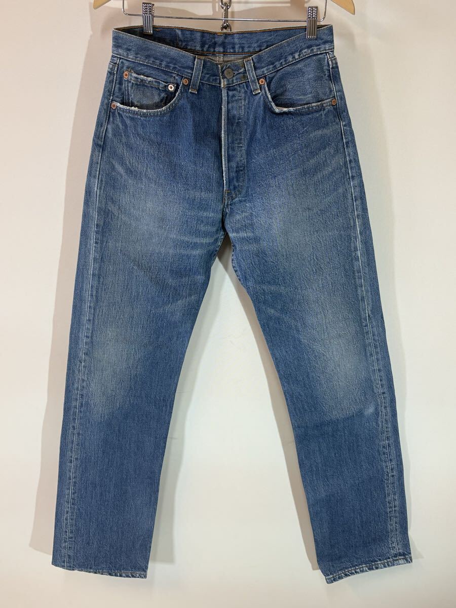 Levi's リーバイス 501ジーンズ デニムパンツ ジーパン レザーパッチ 0600 42810-3 アメリカ製 裏刻印553 W31 L32