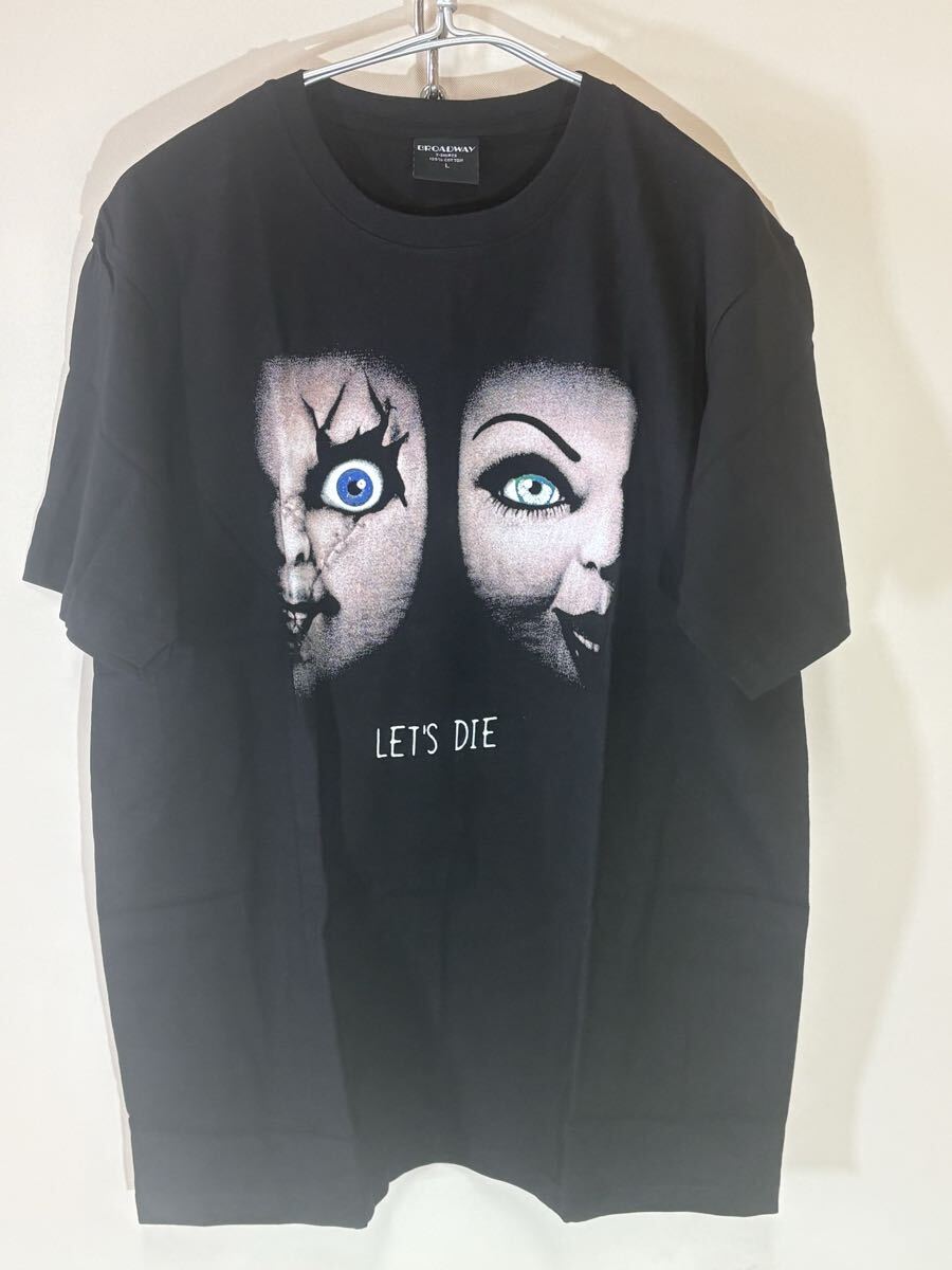 BROADWAY ブロードウェイ チャイルドプレイ チャッキーの花嫁 グラフィックTシャツ 映画プリント ホラー LET'S DIE 未着用品