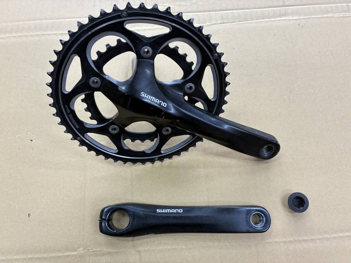 【中古品】シマノ SHIMANO　FC-R565　クランクセット　170ｍｍ　（50・34Ｔ）