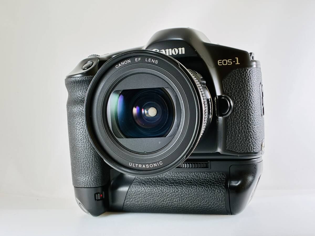 ★訳あり実用品★ キヤノン CANON EOS-1 POWER DRIVE BOOSTER E1 / EF 20-35mm F3.5-4.5 USM レンズセット #S0298