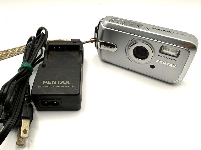 ◎H079 PENTAX ペンタックス Optio W20 コンパクトデジタルカメラ 通電確認済 現状品