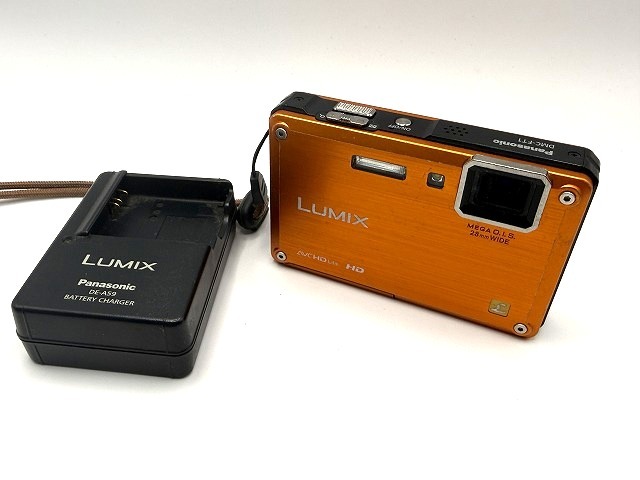 ◎H086 Panasonic パナソニック LUMIX DMC-FT1 コンパクトデジタルカメラ 通電確認済 現状品