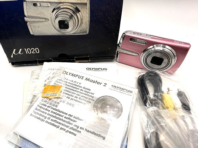 H099 OLYMPUS オリンパス μ-1020 コンパクトデジタルカメラ 本体のみ 箱付き 現状品