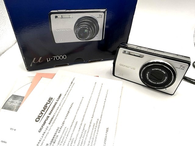 H101 OLYMPUS オリンパス μ-7000 コンパクトデジタルカメラ 本体のみ 箱付き 現状品