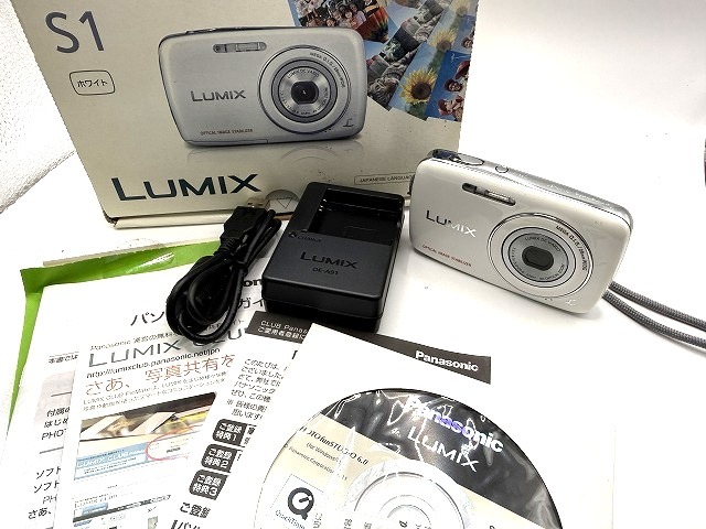 H102 Panasonic パナソニック LUMIX DMC-S1 コンパクトデジタルカメラ 通電確認済 箱付き 現状品