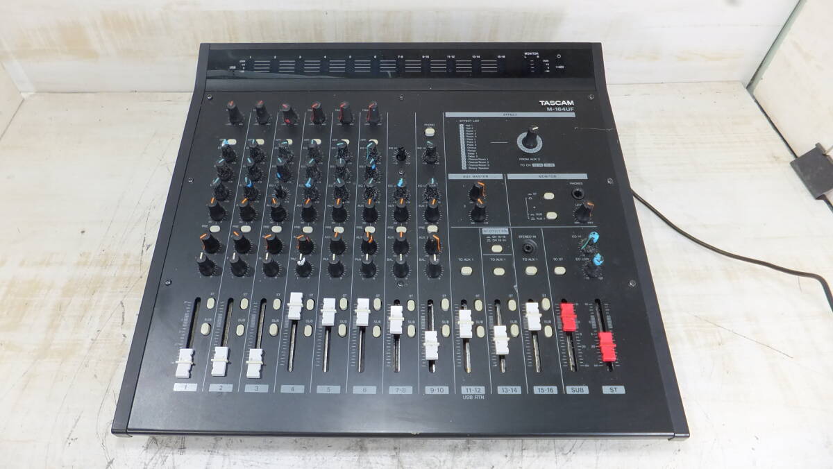 TASCAM タスカム M-164UF 16チャンネル アナログミキサー オーディオインターフェース 