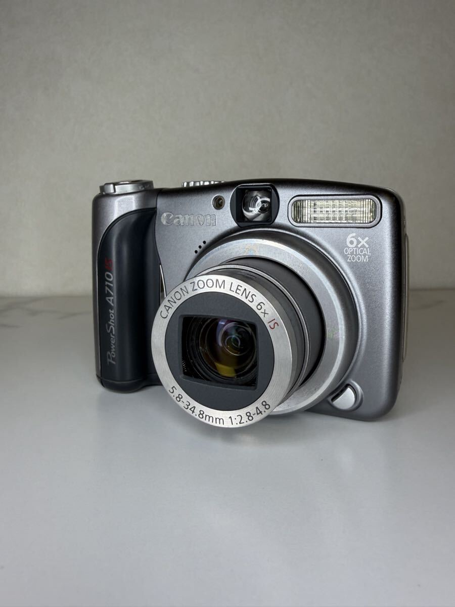 Canon PowerShotA710IS キャノン パワーショット デジタルカメラ シルバー