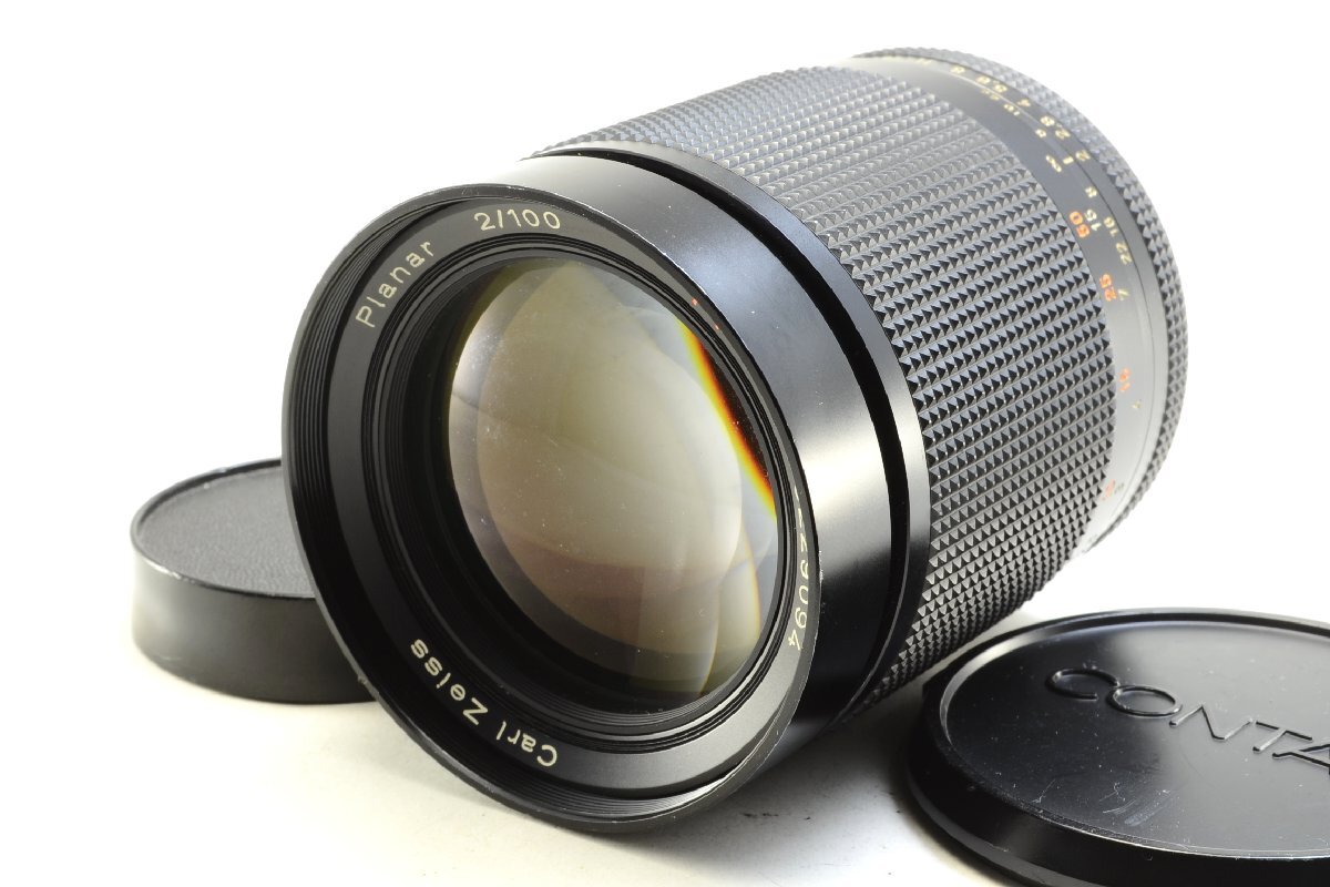 【並品】CONTAX コンタックス Planar 100mm F2 / AEG #4979
