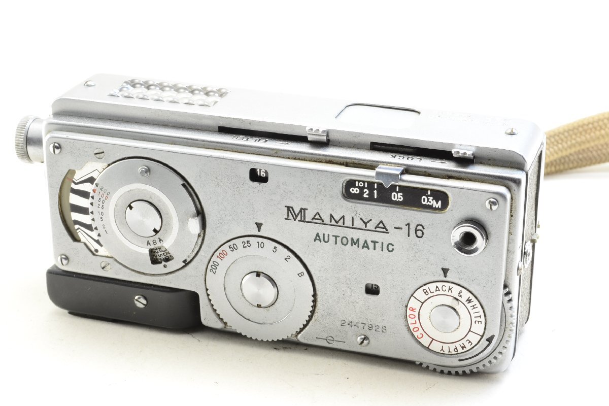 【良品】マミヤ MAMIYA-16 AUTOMATIC / SEKOR 1:2.8 f=25mm 豆カメラ #5017