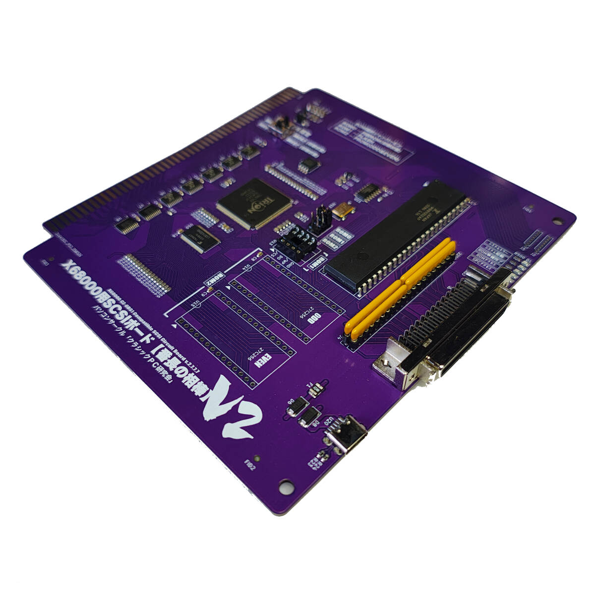 X68000シリーズ用SCSIボード「番長の相棒V2」◆CZ-6BS1互換◆ピポるんROM付き