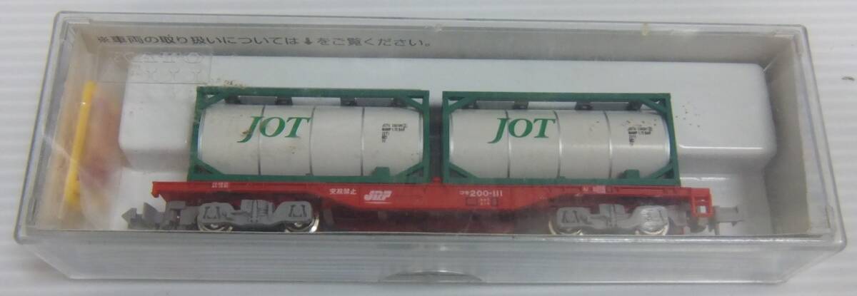 CK812　KATO 8042-1 コキ200 ISOタンクコンテナ積載 JR貨物 貨車 カトー Nゲージ 鉄道模型