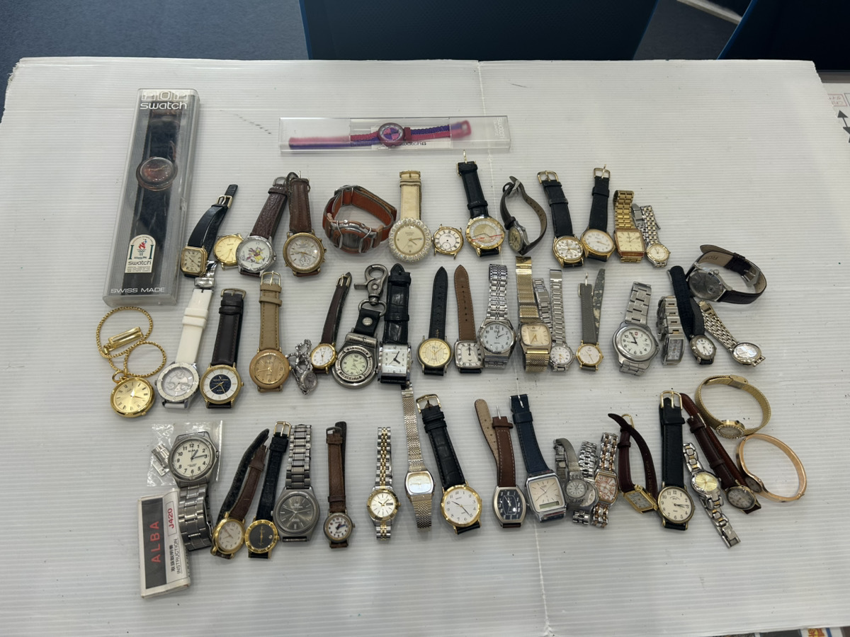 C236A 必見！時計大量おまとめ　SEIKO/CASIO/SWATCHなど　50本以上