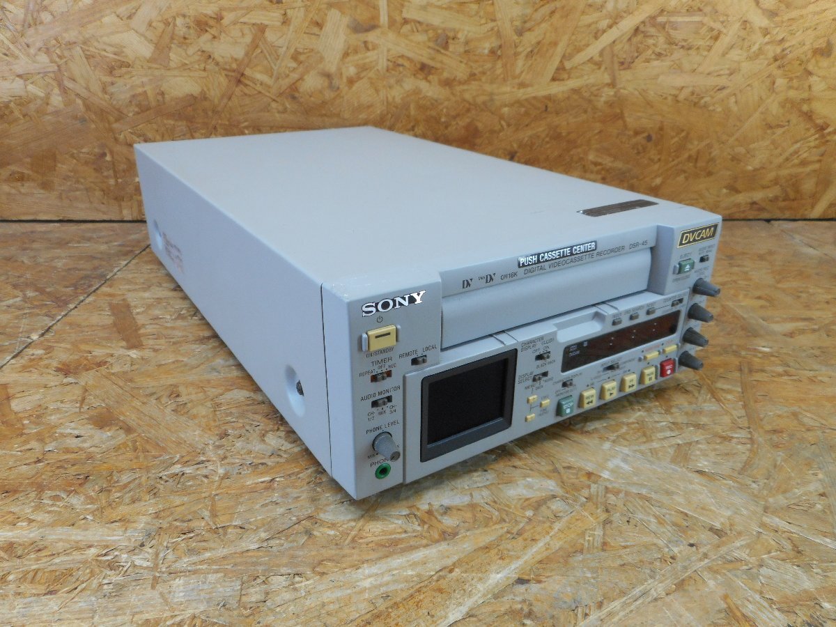 ◎ジャンク SONY DSR-45 DVCAMレコーダー 通電のみ 現状品◎V-829