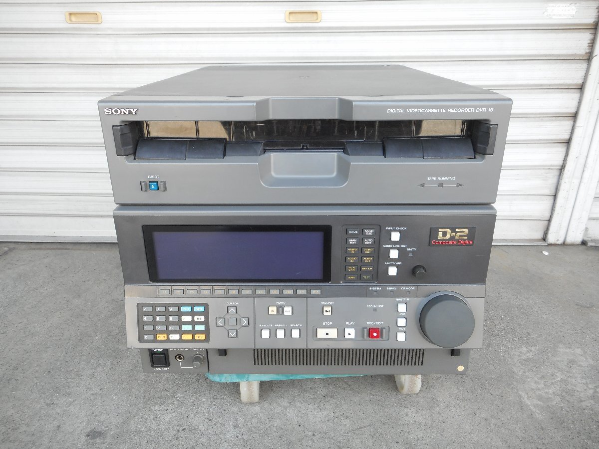 ◎【通電のみ確認】SONY DVR-18 D2レコーダー ジャンク 現状品◎V-836